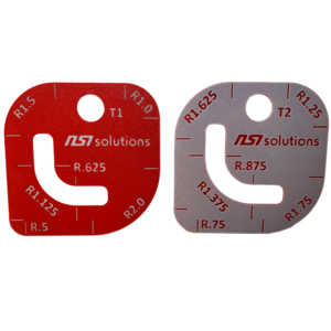 NSI Radius Templates — 2 Piece Set