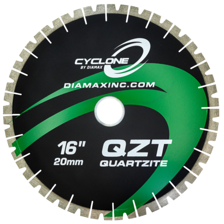 Diamax Cyclone QZT Quartzite Blade — 16" Bridge Saw (50/60mm)