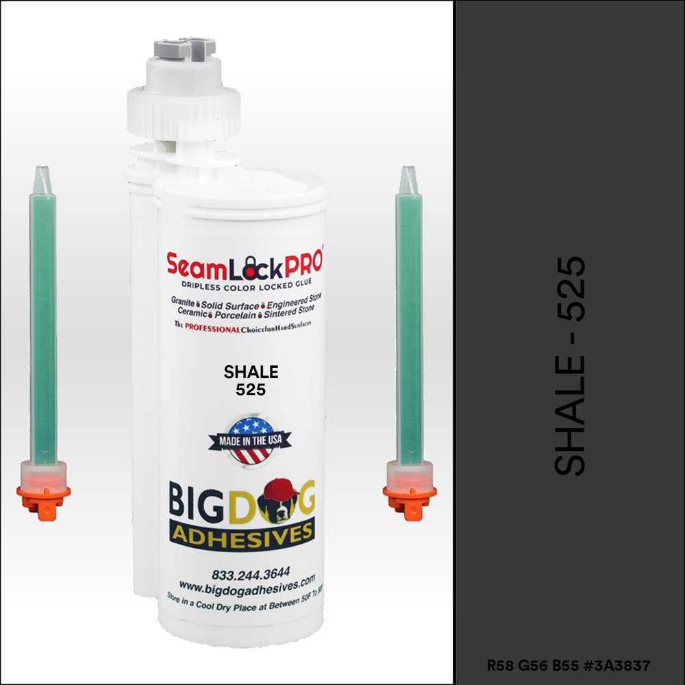 Big Dog SeamLock Pro Shale Adhesive for Stone Countertop Seaming