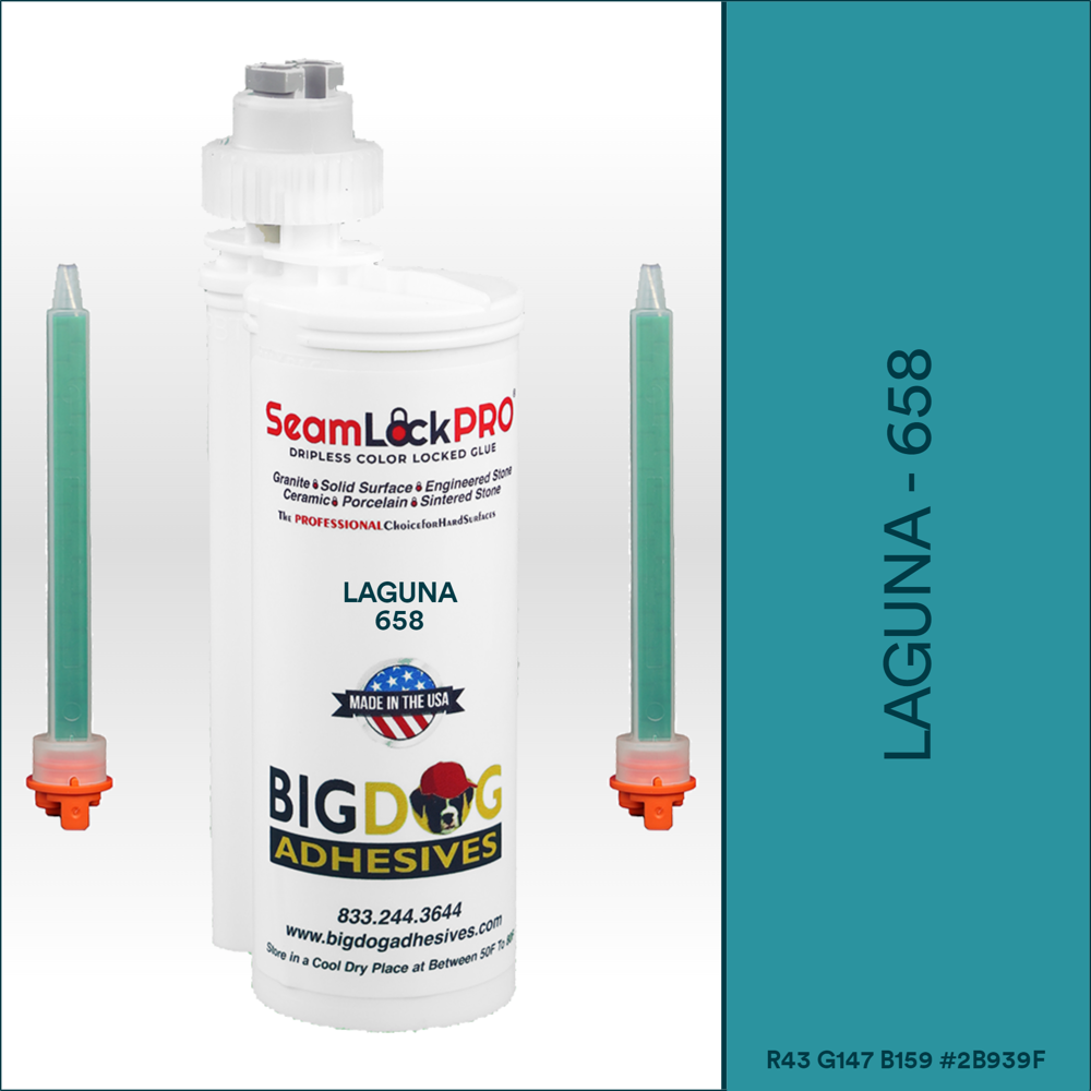SeamLock PRO Laguna Stone Color Adhesive Cartridge Dripless SL9658
