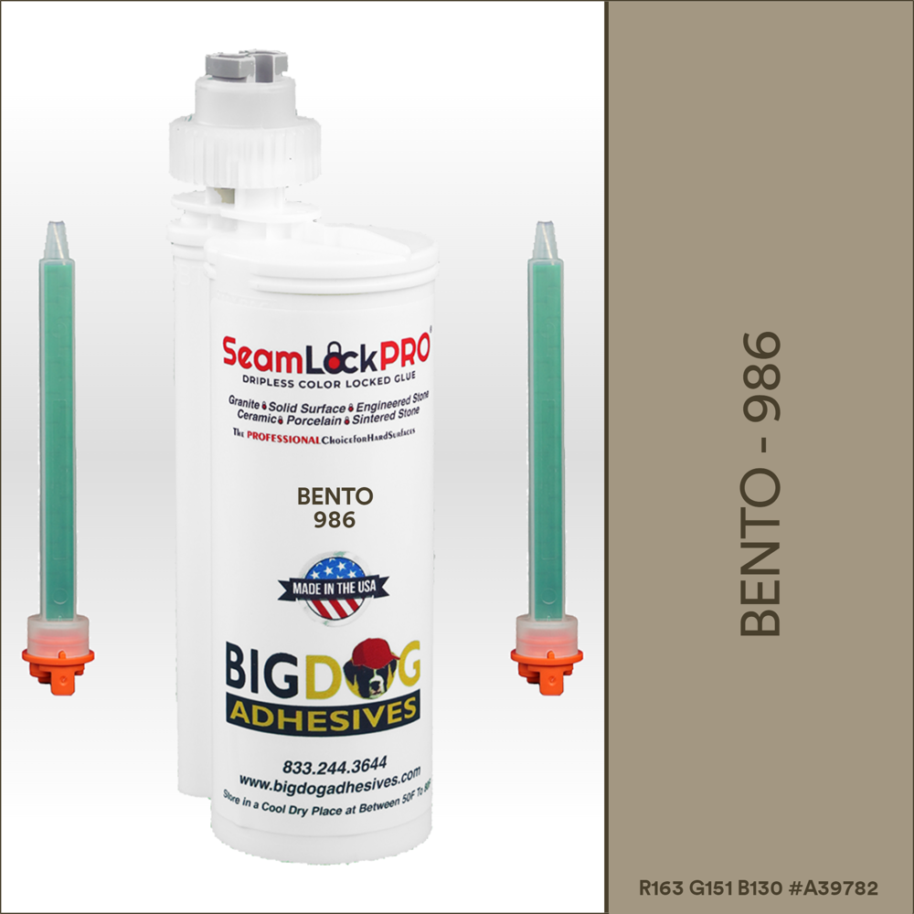 SeamLock PRO Bento Stone Color Adhesive Cartridge Dripless SL9986