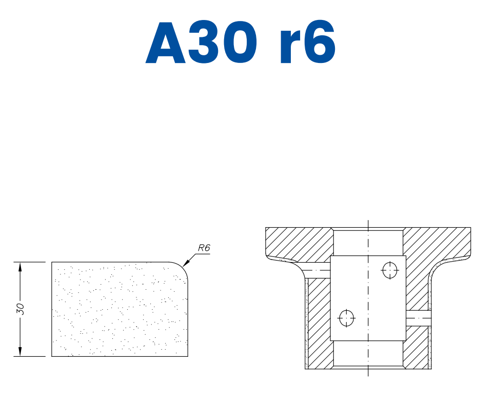 A30 r6 (30mm r6 Eased Edge)
