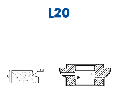 L20(20mm Cove (r10) - Line 60 (Bore 35))