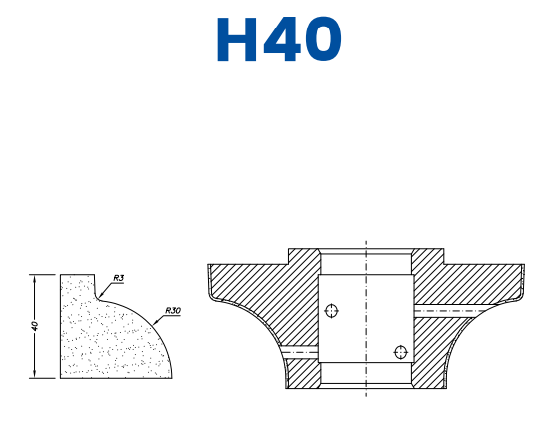 H40(40mm Dupont - Line 60 (Bore 35))