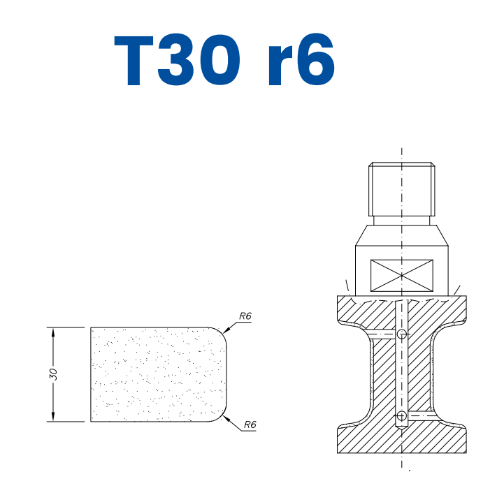 T30 r6 (30mm Eased Top & Bottom r6)