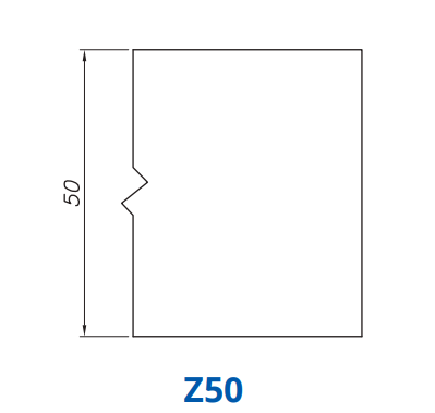 Z50(50mm Flat - Router Bits)