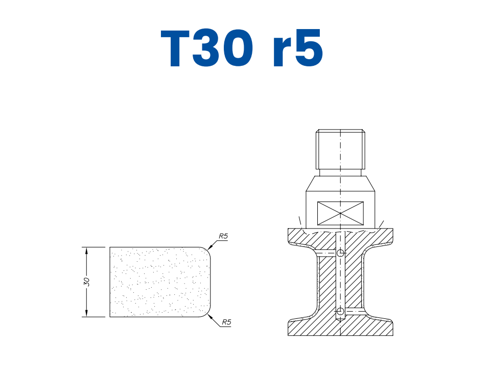 T30 r5 (30mm Eased Top & Bottom r5)