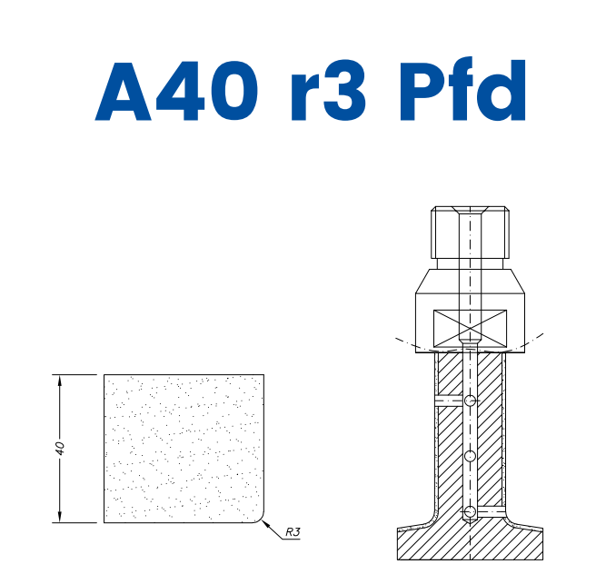 A40 r3 Pfd(40mm r3 Eased Edge Polished Face Down)