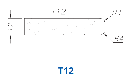 T12(12mm Eased Top & Bottom r5 - Router Bits)