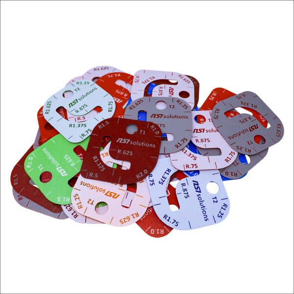 NSI Radius Templates — 2 Piece Set