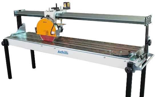 Achilli TAG 200 Bench Tile Saw-Cutting length up to 78" for Granite, Marble, Stone, Porcelain, Ceramic, Glass