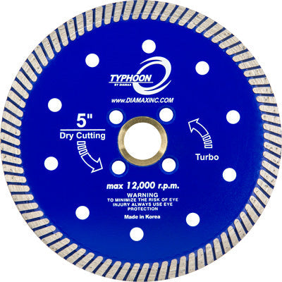 Diamax Typhoon Turbo Diamond Blades for Granite and Stone Cutting
