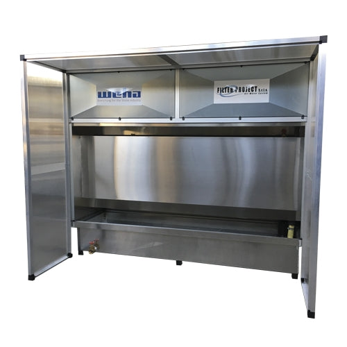 Weha Filter Project 10 ft Wet Dust Collector Booth for Stone Fabrication - additional view