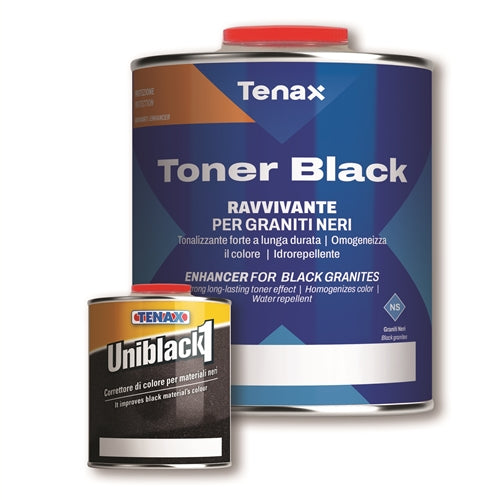 Tenax Toner Black Stone Dye 1 Quart Professional Grade - side view