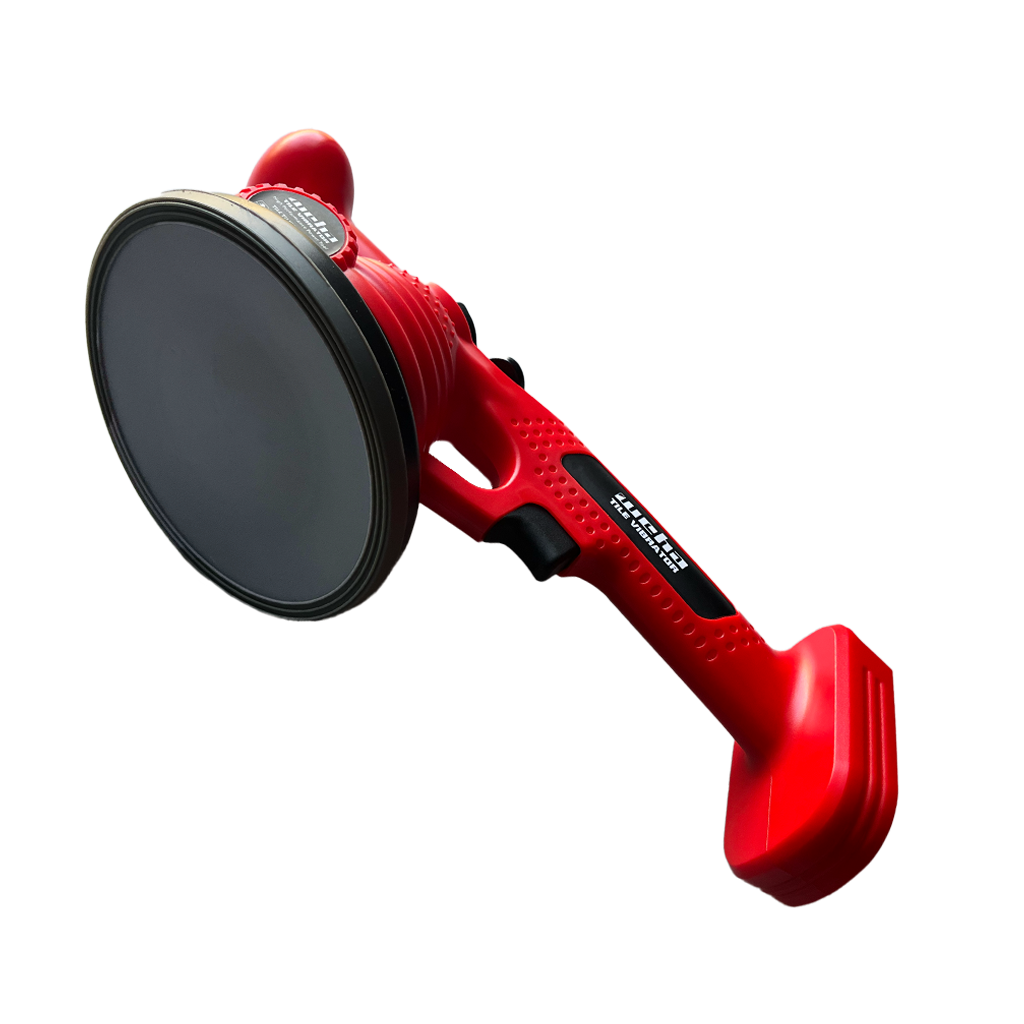 Tenax TuffQuake V12 6" Tile Vibrator — 12,000+ RPM with Dual Battery System