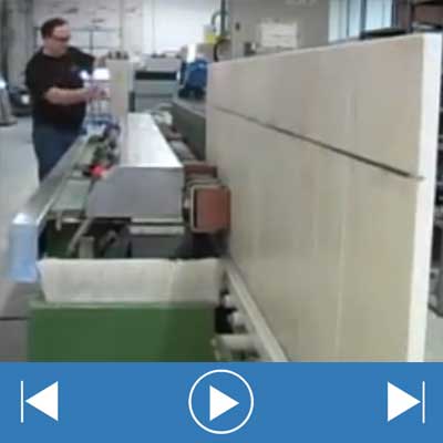 Twincur EB Bullnose Edge Polishing on Eng. Stone