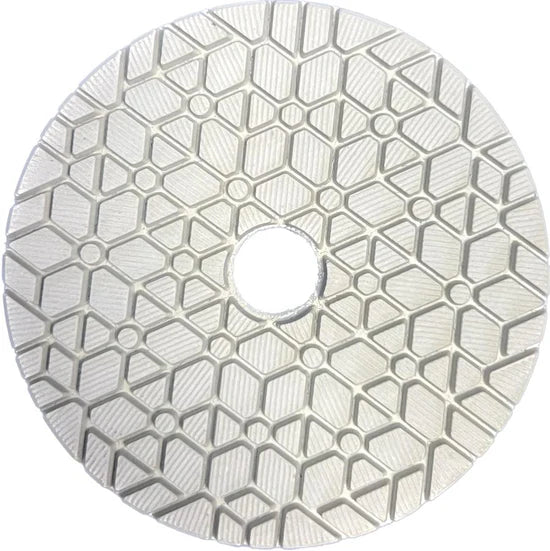 RIO 4 Inch GEO 3-Step Polishing Pad for Granite and Stone Finishing - packaging