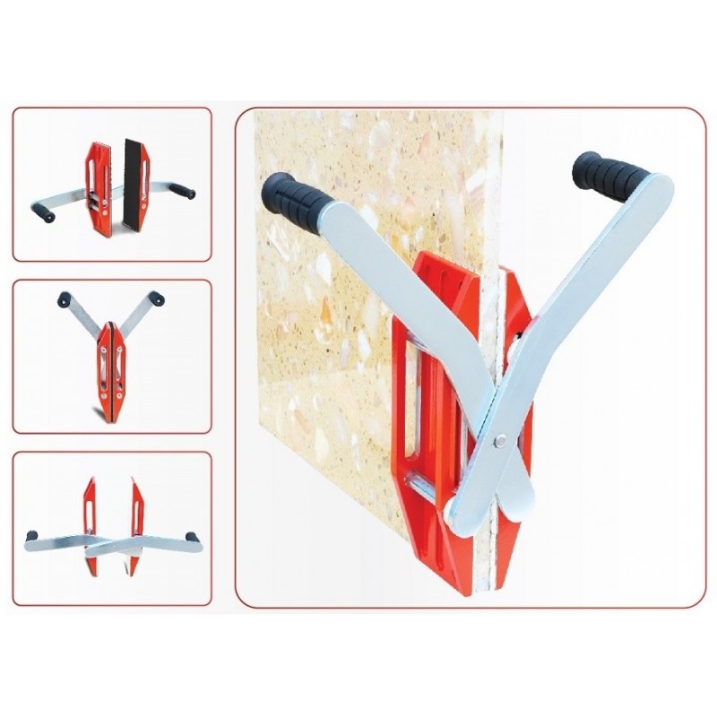 Abaco Double Handed Giant Carry Clamps (White Rubber)