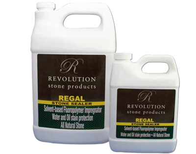 Revolution REGAL Stone Sealer - Solvent-Based Fluoropolymer Impregnator