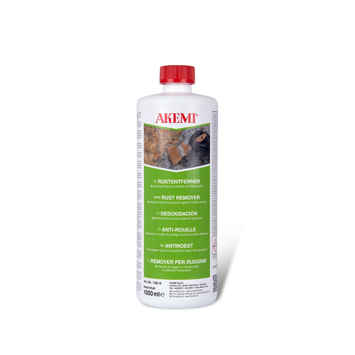 Akemi Rust Remover 1L - Acidic Cleaning Agent - Dynamic Stone Tools