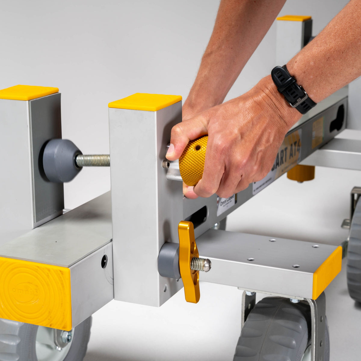 Omni Cubed Pro-Cart AT4 — 1,200 lb All-Terrain Slab Cart with Quick Release Speed Clamp — product image