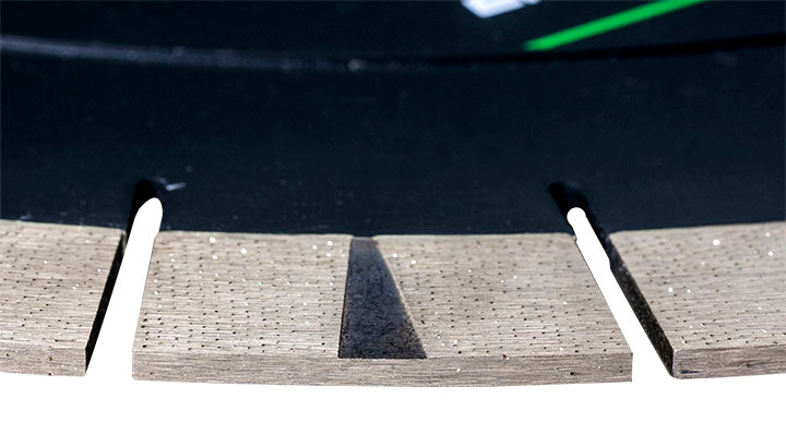 Diamax Cyclone S QZT Silent Core Blades for Quartzite Bridge Saw