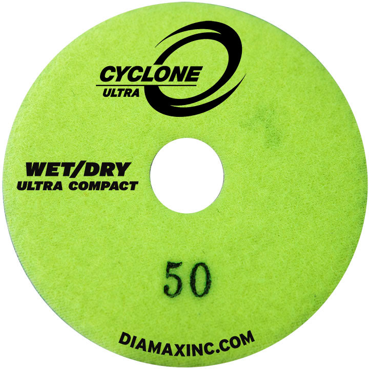 Typhoon 4" Wet Polishing Pad — #50–#3000
