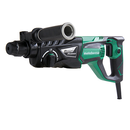 Metabo HPT DH26PF Rotary Hammer - 1" 3 Mode D-Handle SDS Plus - Dynamic Stone Tools