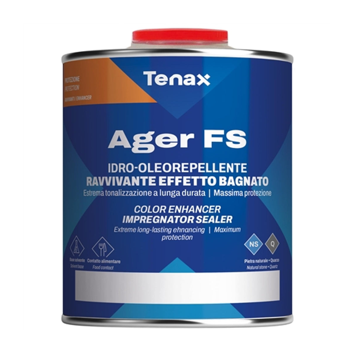 Tenax Ager FS 1qt. (1L) Stone Enhancer & Sealer for Quartz, Granite, & Marble Food Safe, Scratch Concealing