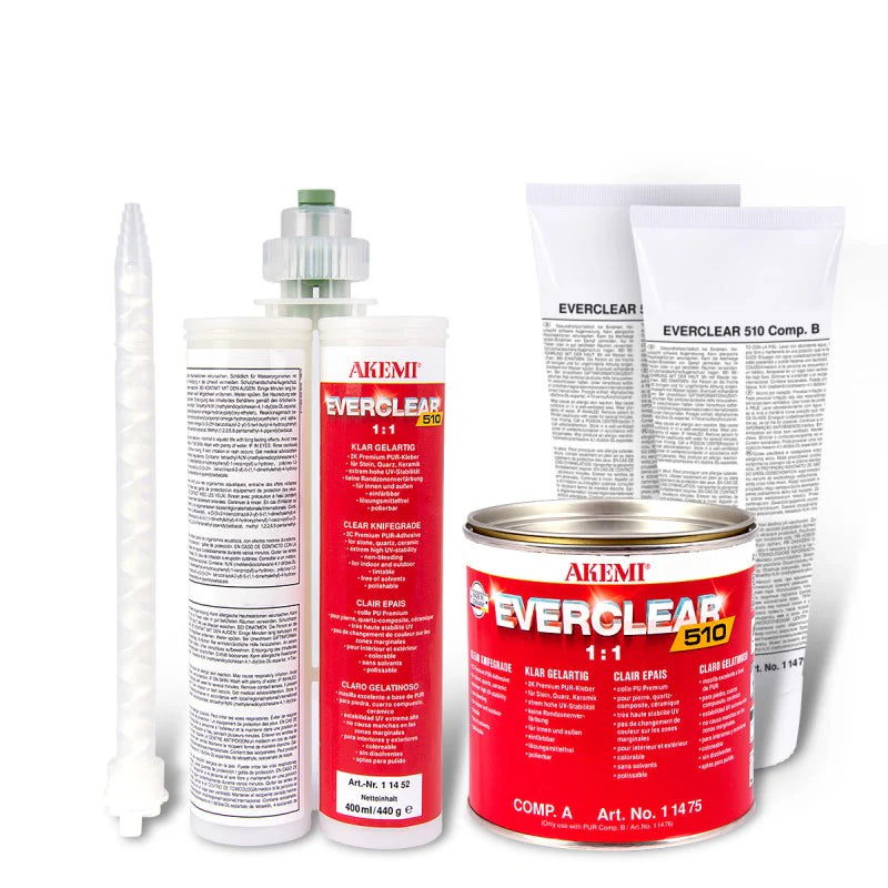 Akemi Everclear Clear Knife Grade Urethane Adhesive (395 mL Cartridge)