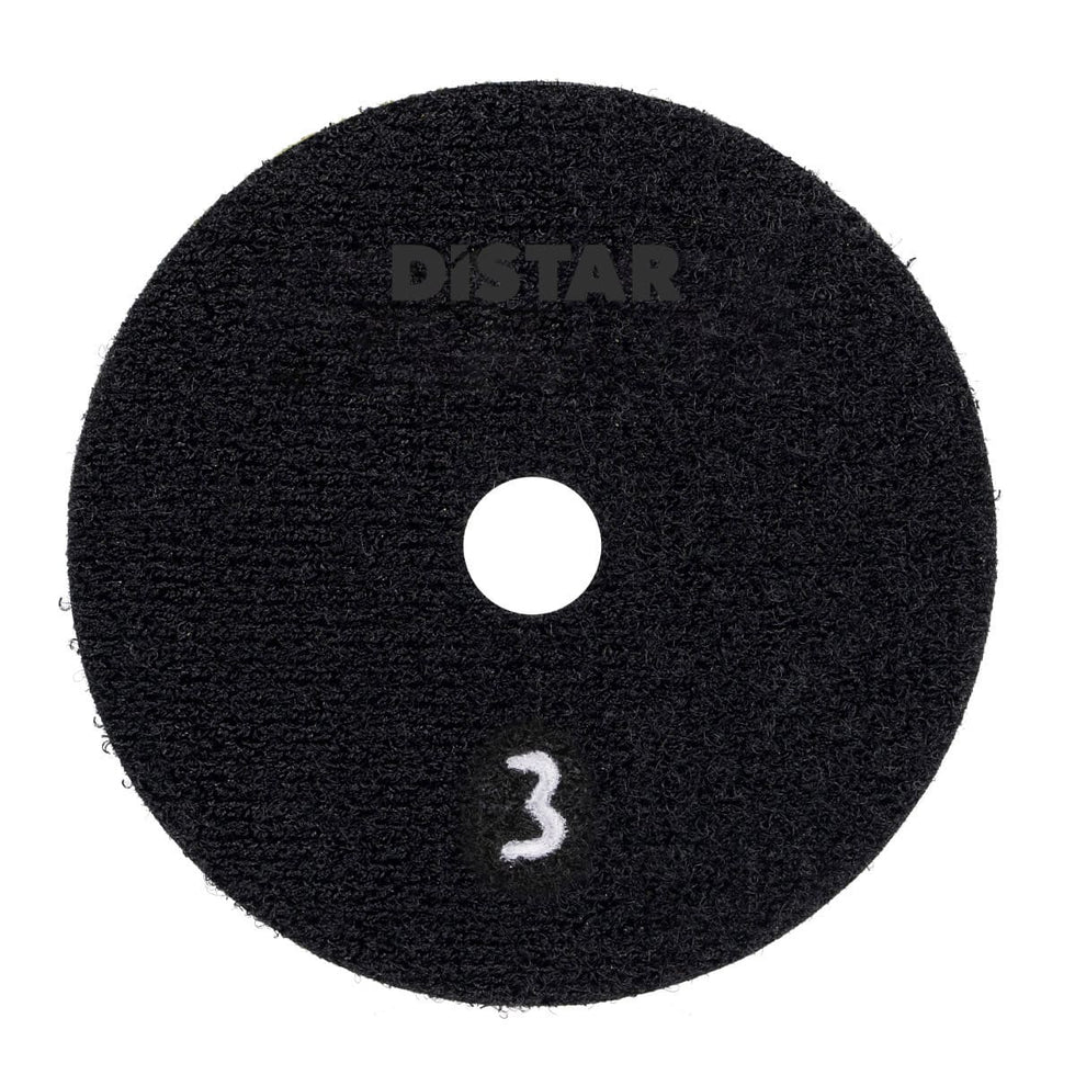 DiStar CoolPAD 4" Polishing Pad for Ceramic & Porcelain – Dry Grinding Diamond Disc