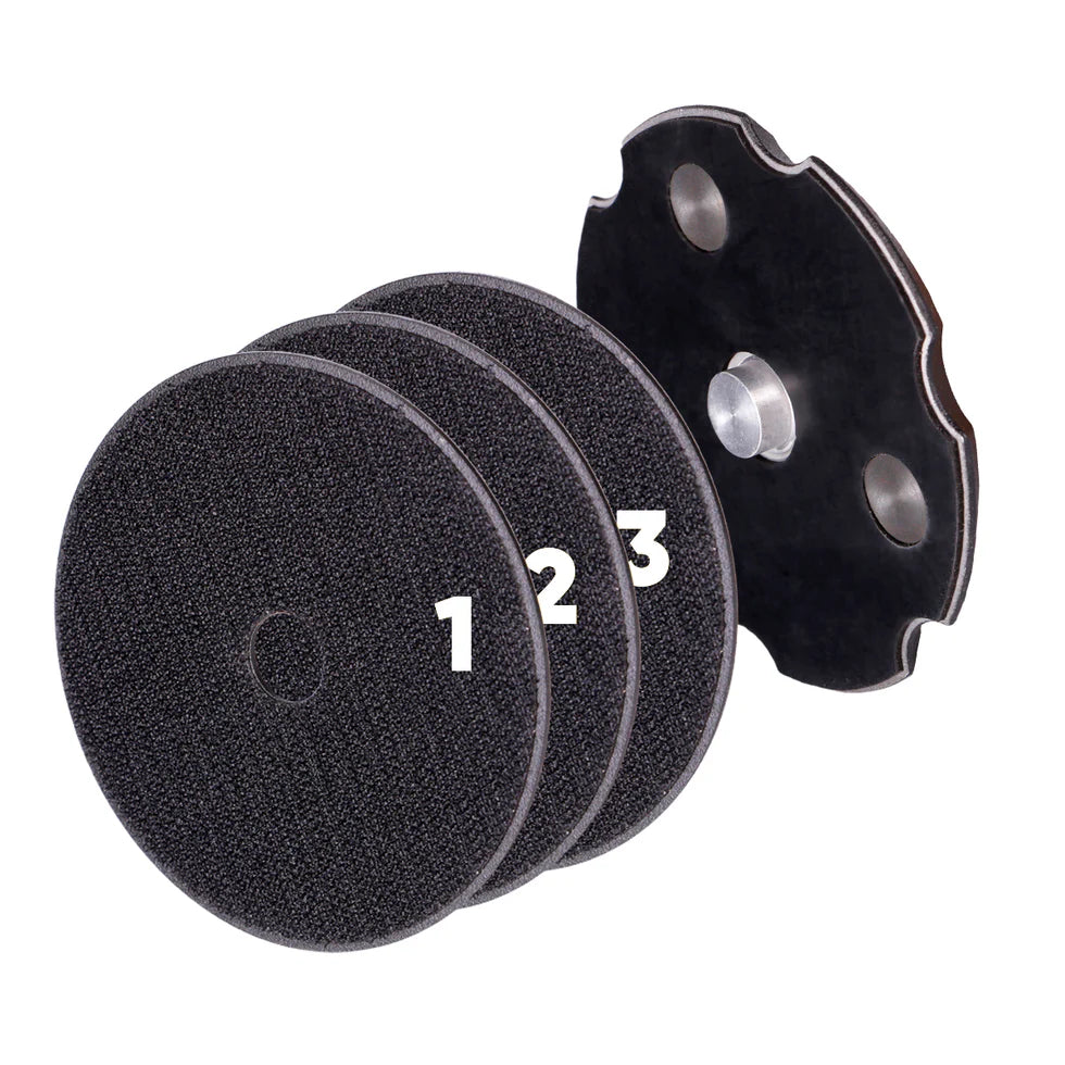 Click-Lock PRO 4 Magnetic Pad Holder Quick Change System for Angle Grinder Polishing - additional view
