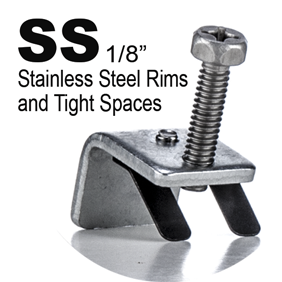 GoClips 5-Second Anchors for Undermount Sinks GoClips SS – 1/8″ Rims (50 Pieces)