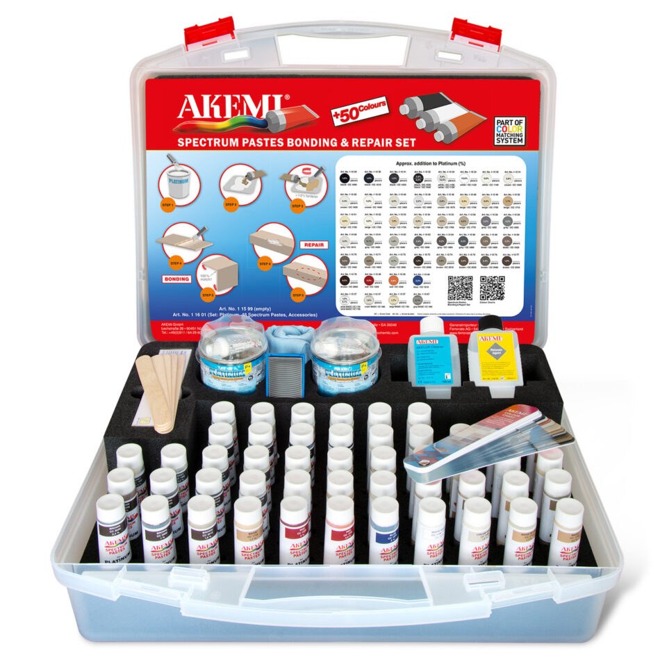 Akemi Case for Spectrum Paste Set — Foam Insert & Colour Card Organizer