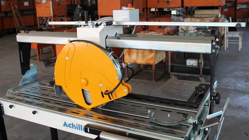 Achilli AMS 130 Bench Tile Saw cutting length up to 52"