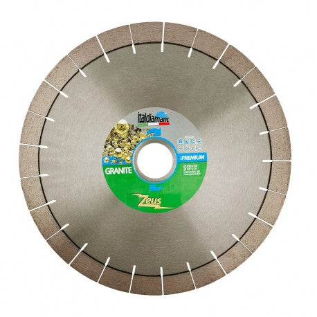 Italdiamant ZEUS — 16" Silent Bridge Saw Blades (28mm Segments)