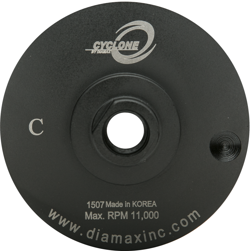 Diamax Cyclone Flat Resin Cup Wheels for Stone Surface Grinding - close-up detail