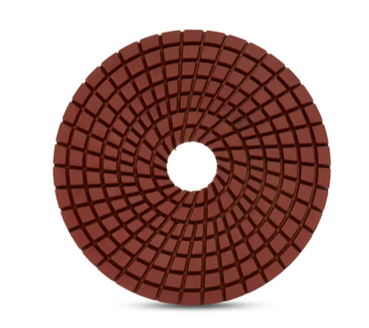Diamax Cyclone System Superflex 4 Inch Polishing Pad for Granite - close-up detail