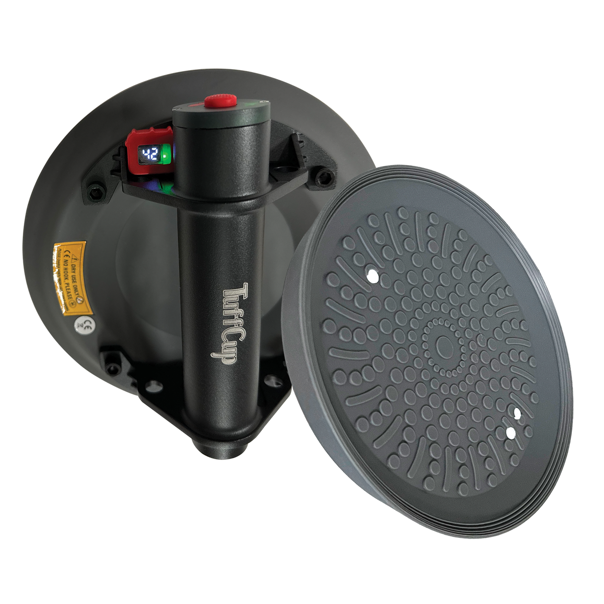 Tenax TuffCup Titan 8" LED Battery Powered Vacuum Cup for Granite and Glass