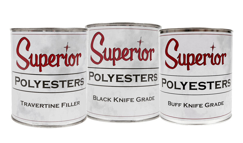 Superior Black Polyester Knife Grade Adhesive � product container