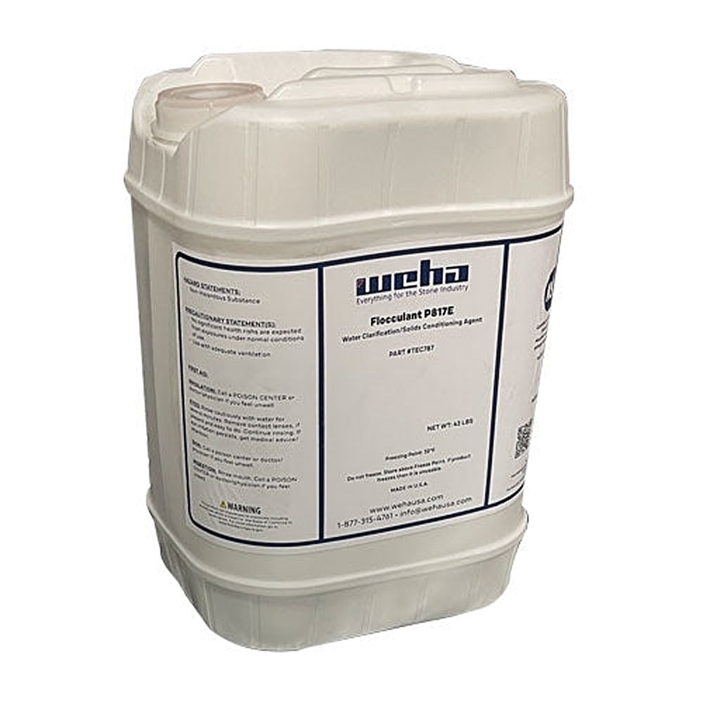 Weha 5 Gallon Flocculant for Stone Fabrication Water Treatment