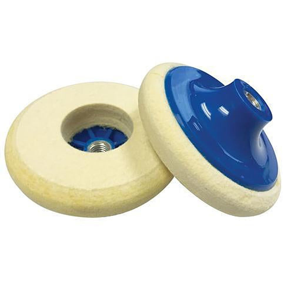 Weha 5 inch x 5/8-11 Medium Density Backer Pad for Polishing