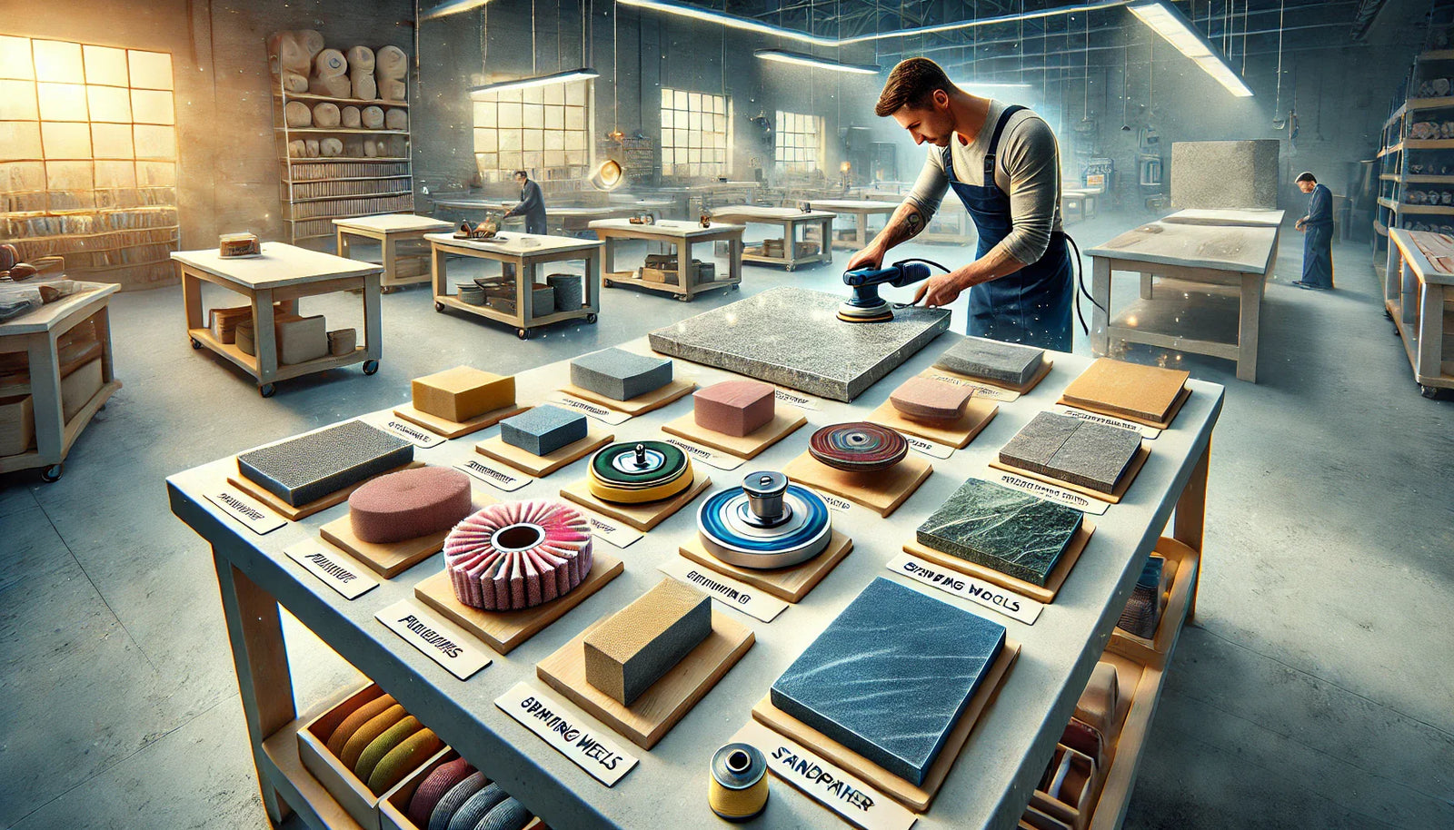 Abrasives for Stone Processing: Types and Uses - Dynamic Stone Tools