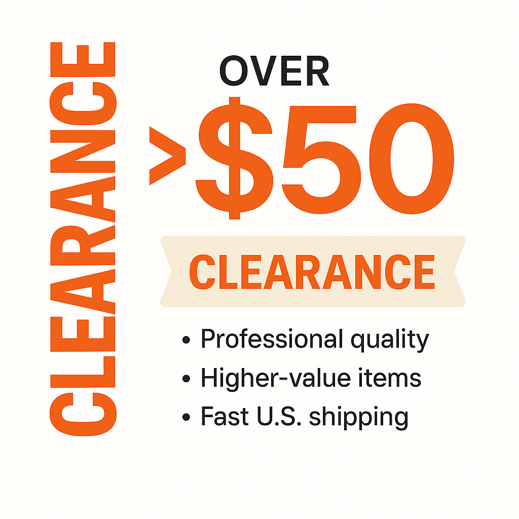 Clearance — Over $50