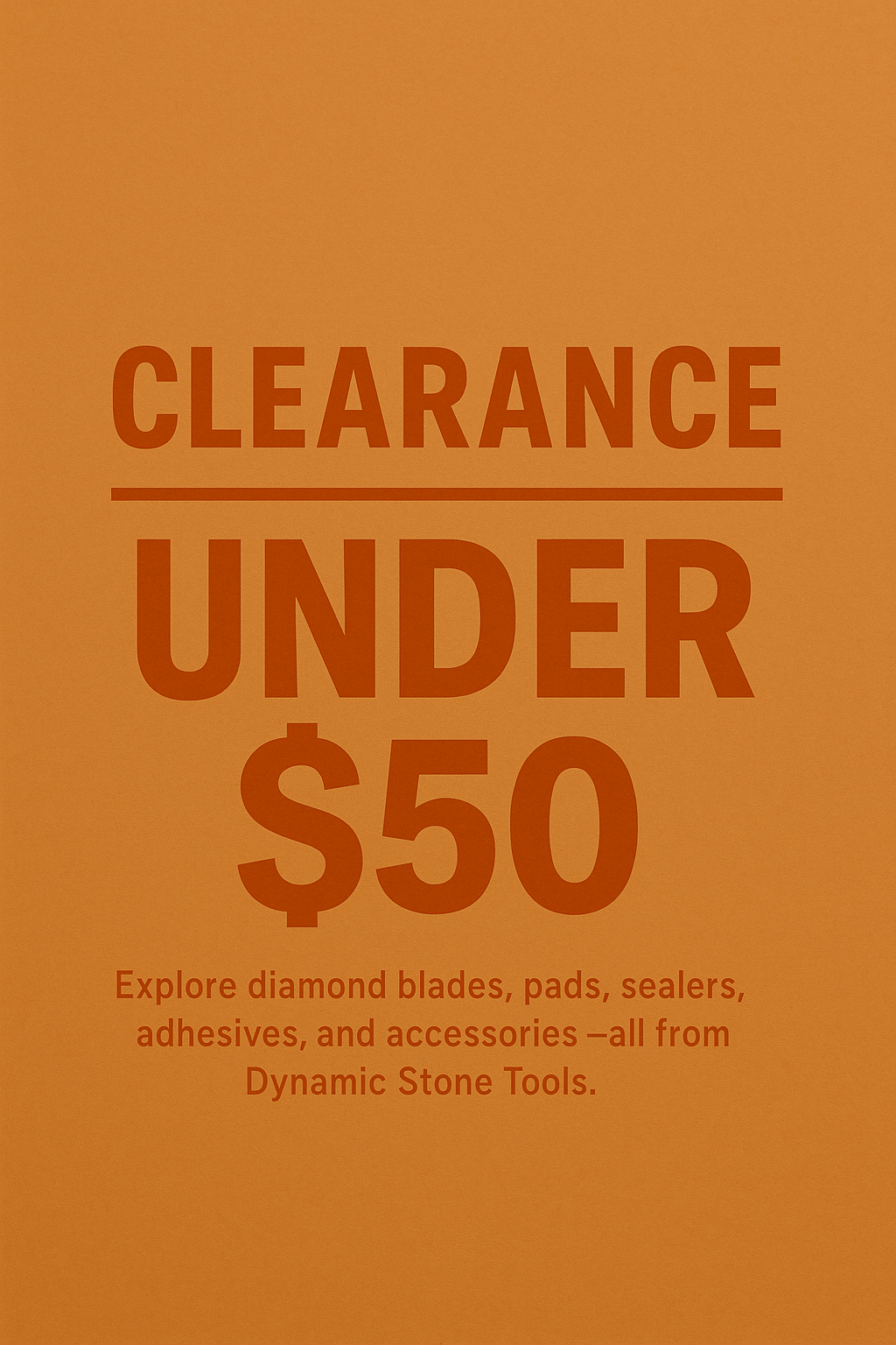 Clearance — Under $50