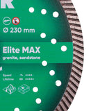 DiStar Elite Max Turbo Diamond Blade 9" – High-Speed Granite Cutting Disc