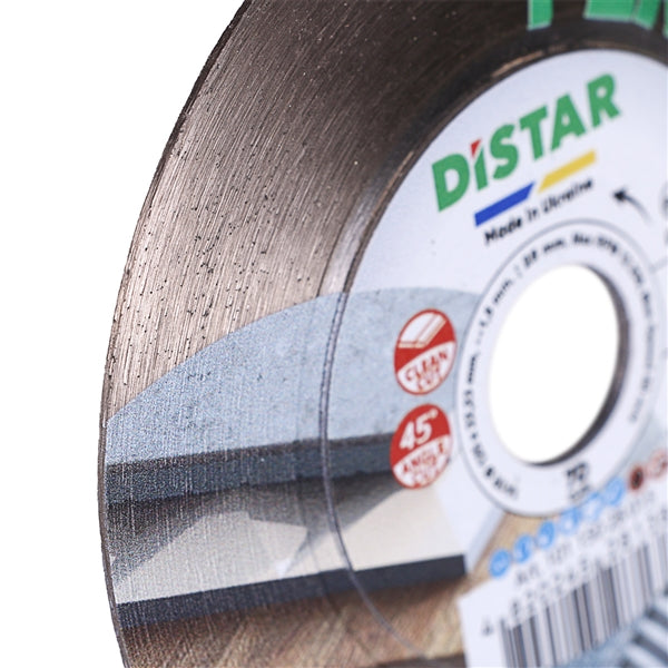 DiStar Perfect Diamond Blade 4.5" & 5" – Ultra-Clean Cutting for Ceramic & Porcelain Tile