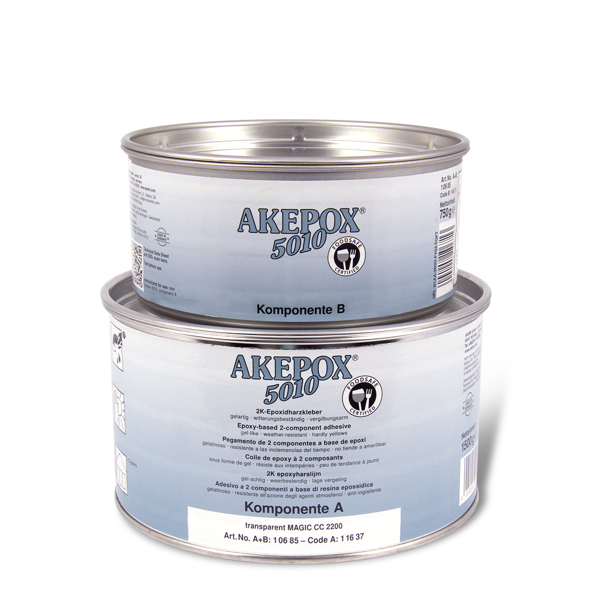 Akemi Akepox 5010 Waterclear Knifegrade Epoxy - Premium Clear Adhesive
