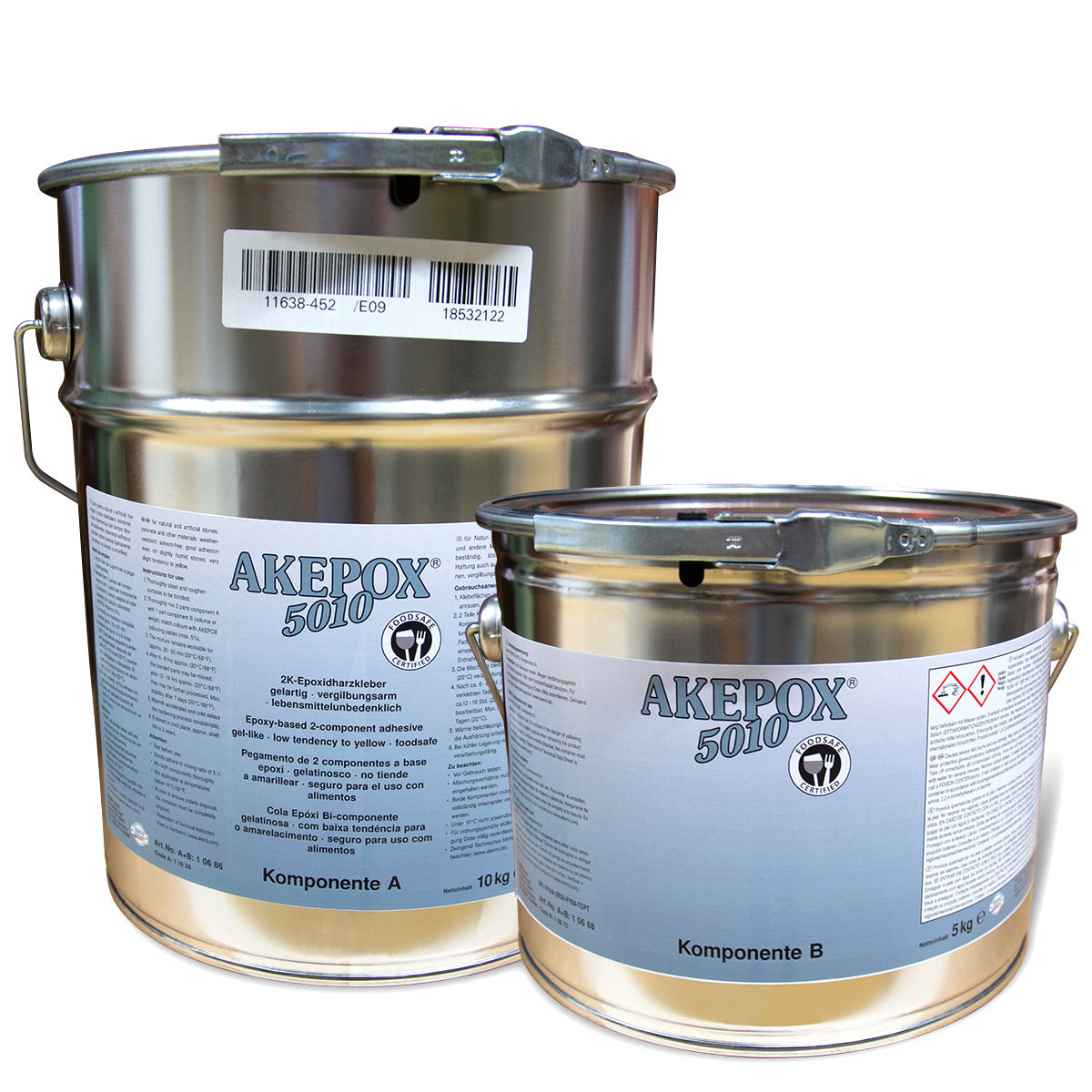Akemi Akepox 5010 Waterclear Knifegrade Epoxy - Premium Clear Adhesive