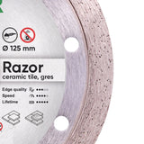 DiStar Razor 5" Diamond Blade for Ceramic & Porcelain – Smooth, Chip-Free Cutting